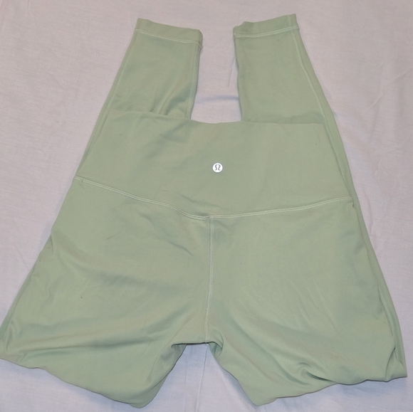 Lululemon Align Hi Rise Leggings Palm Court Pant Light Mint Green 28", sz 10 - Picture 4 of 6